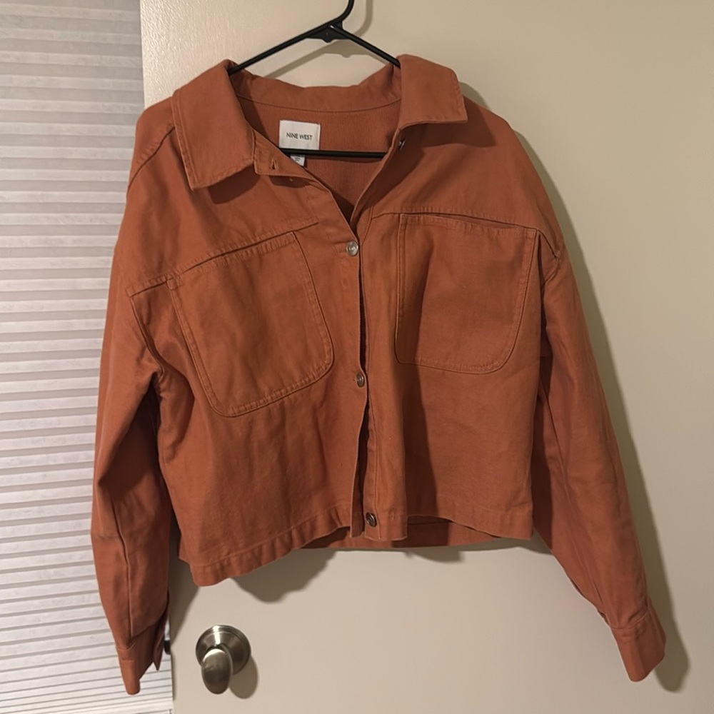 Nine West Crop utility jacket